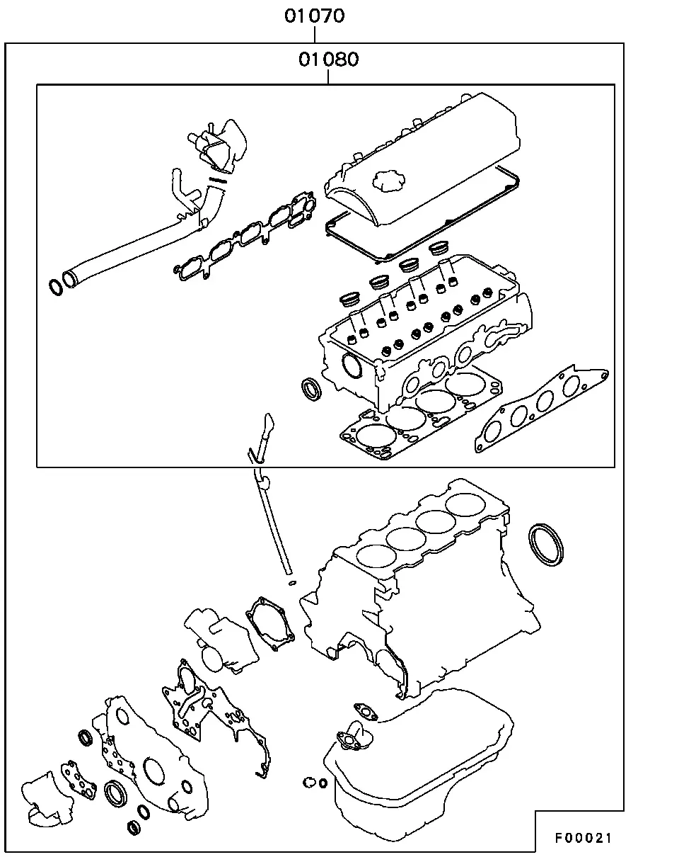 Engine Gasket Set diagram