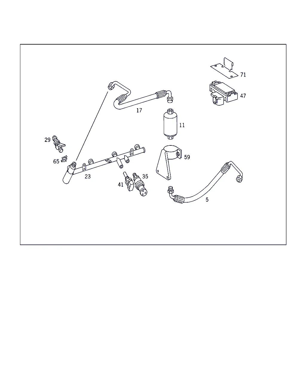 LPG Fuel Injection Components diagram