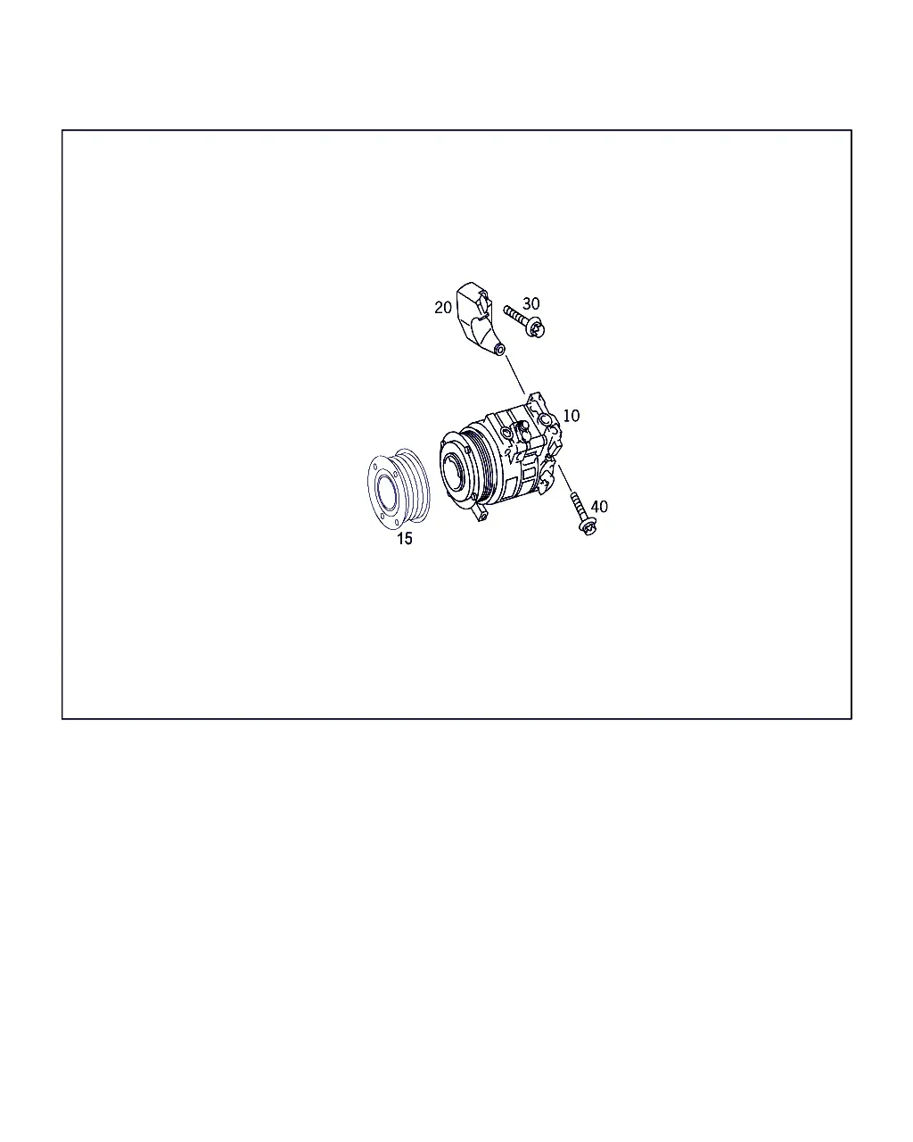 A/C Compressor diagram