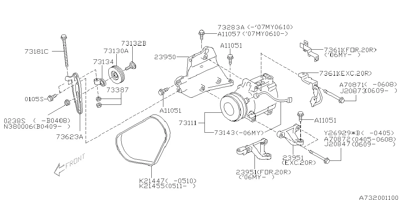 A/C Compressor diagram