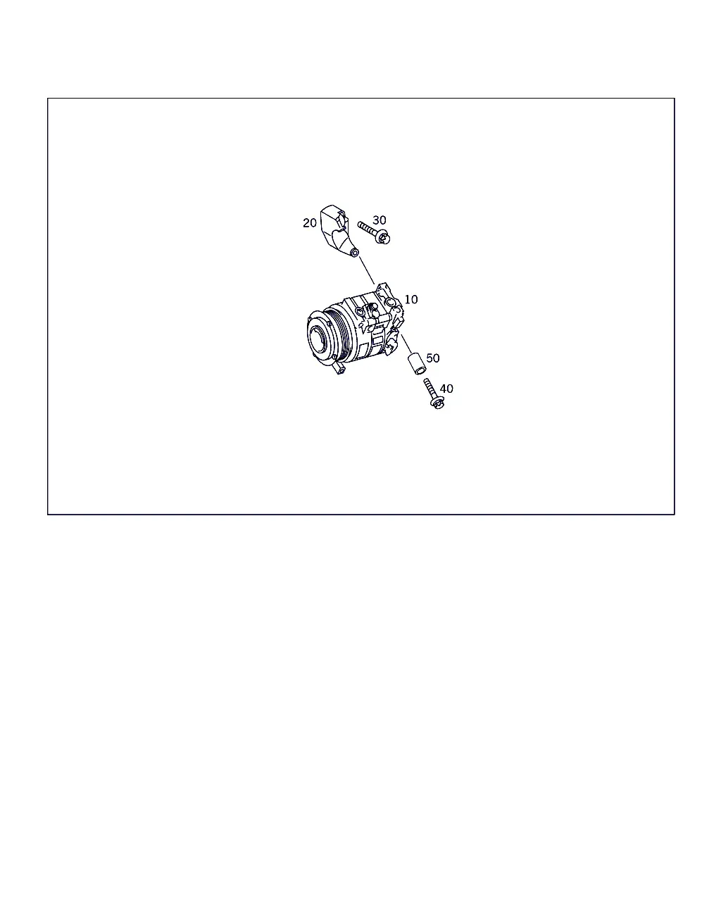 A/C Compressor diagram