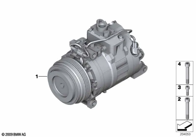 A/C Compressor diagram