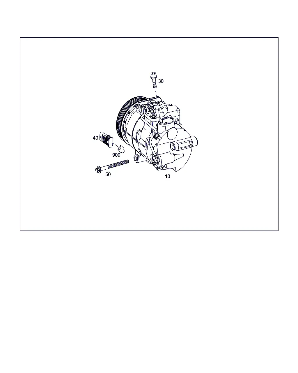 A/C Compressor diagram