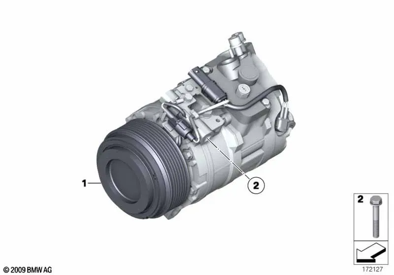 Компрессор кондиционера diagram