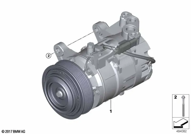 A/C Compressor diagram
