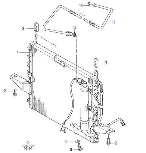 A/C Condenser diagram
