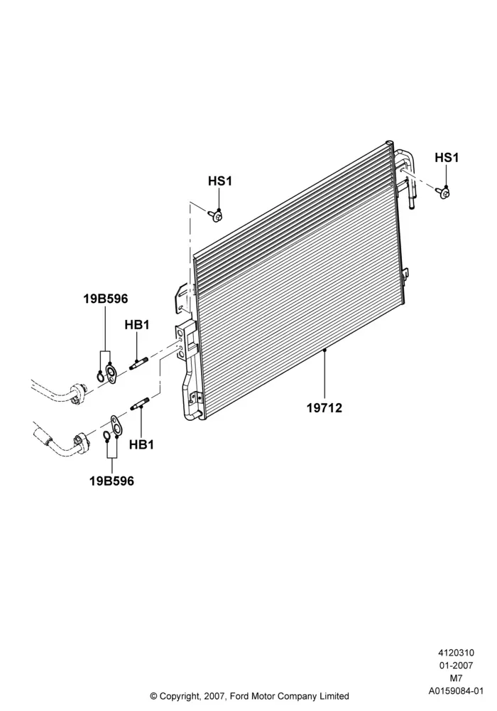 A/C Condenser diagram