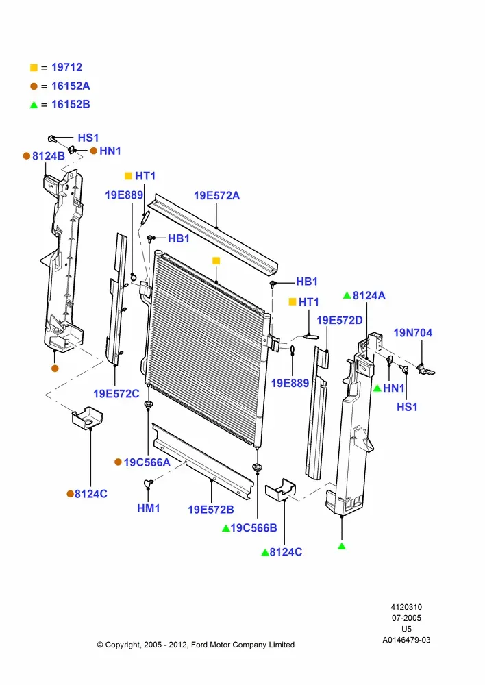 A/C Condenser diagram