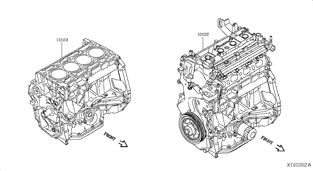 Engine Short Block diagram