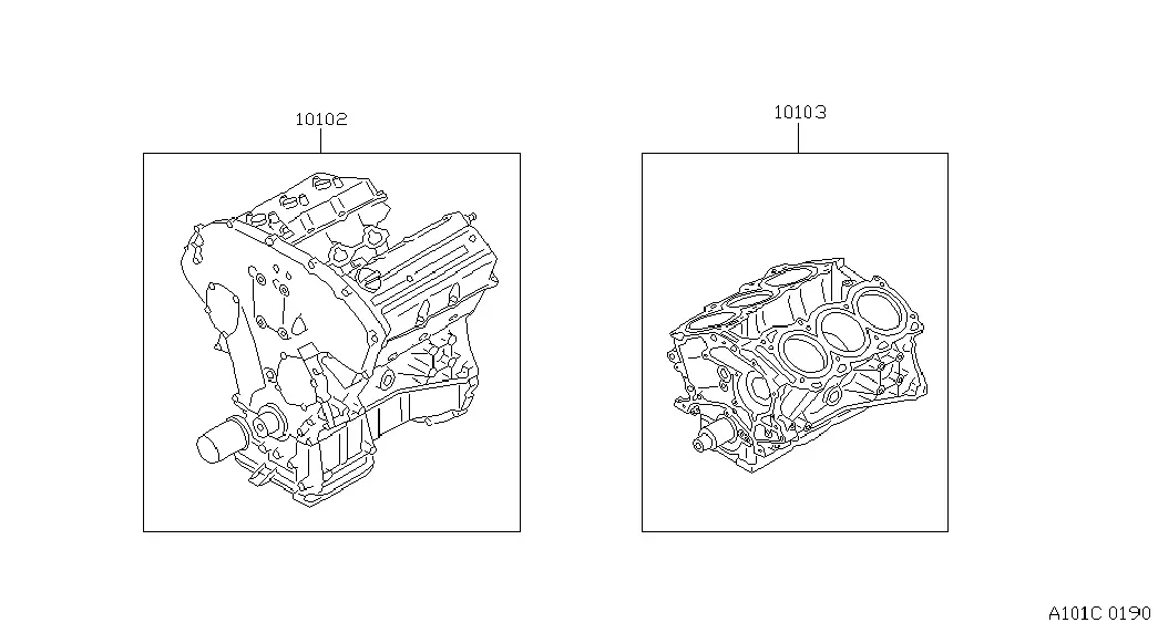 Engine Short Block diagram