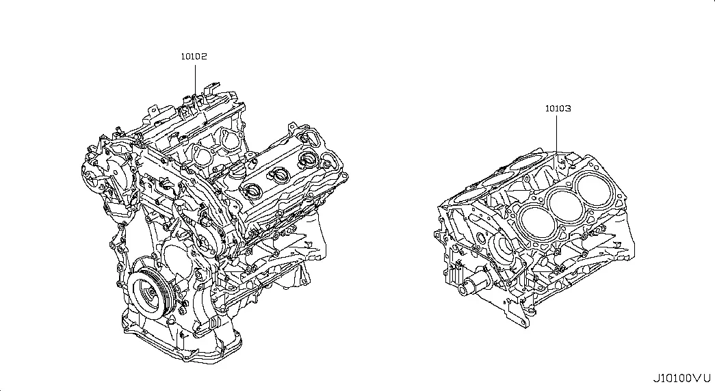 Engine Short Block diagram