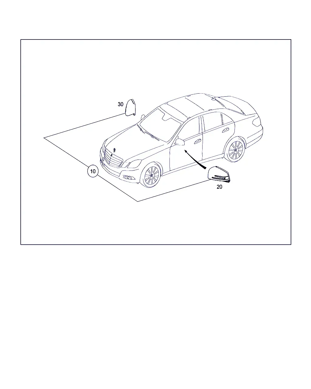 Exterior Mirror Housing diagram