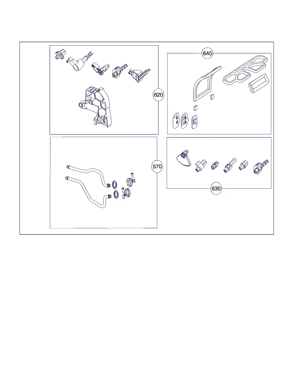 Корпус отопителя и кондиционера diagram