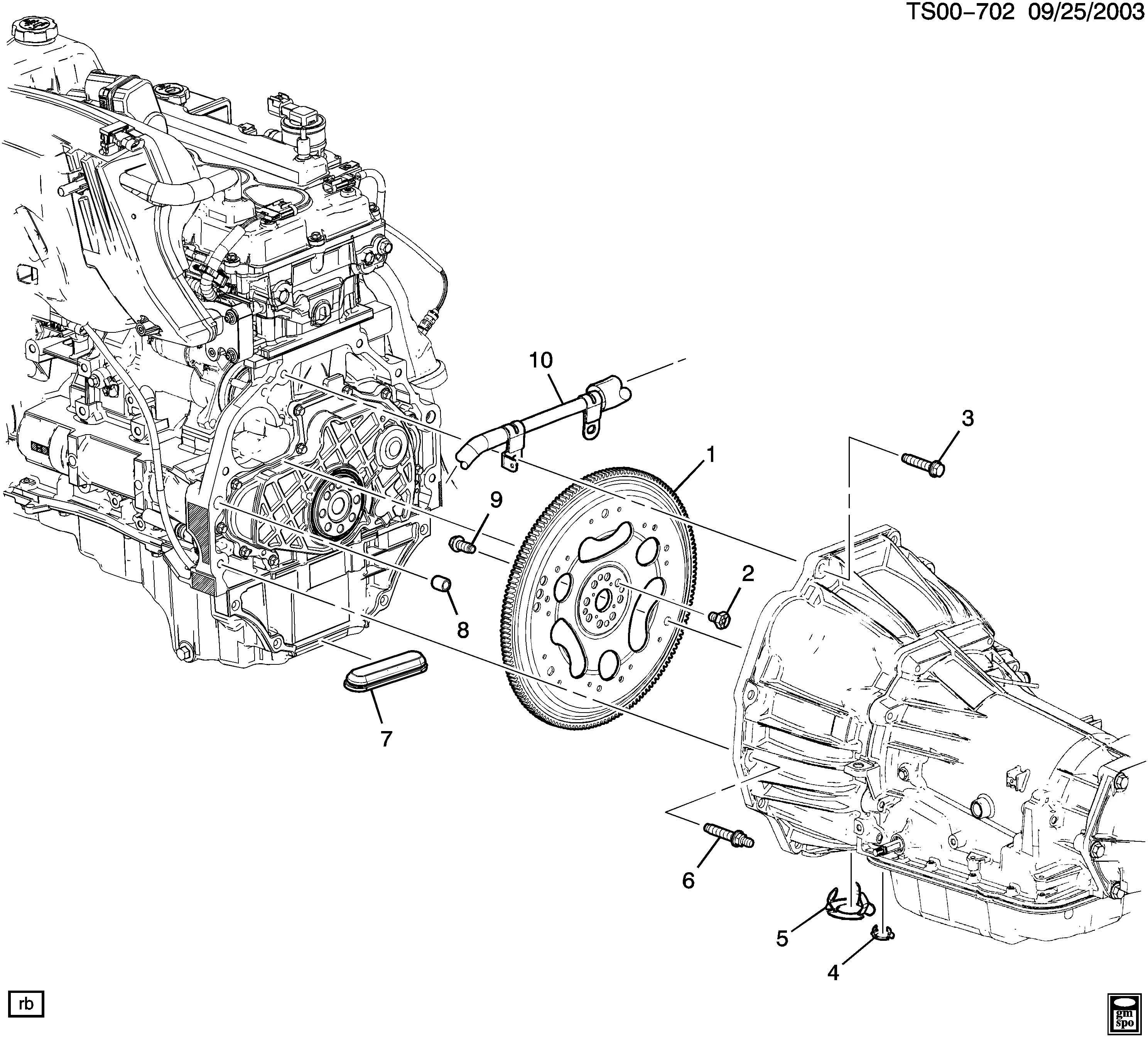 Engine To Transmission Mounting diagram