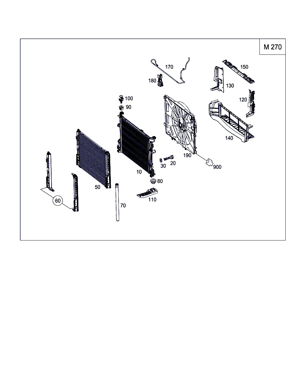 Radiator Mounting and Trim diagram
