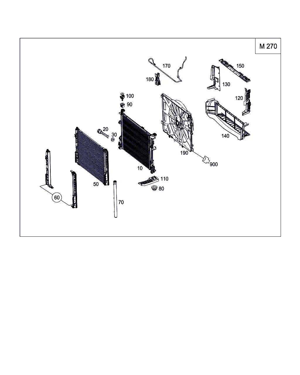 Radiator Mounting and Trim diagram