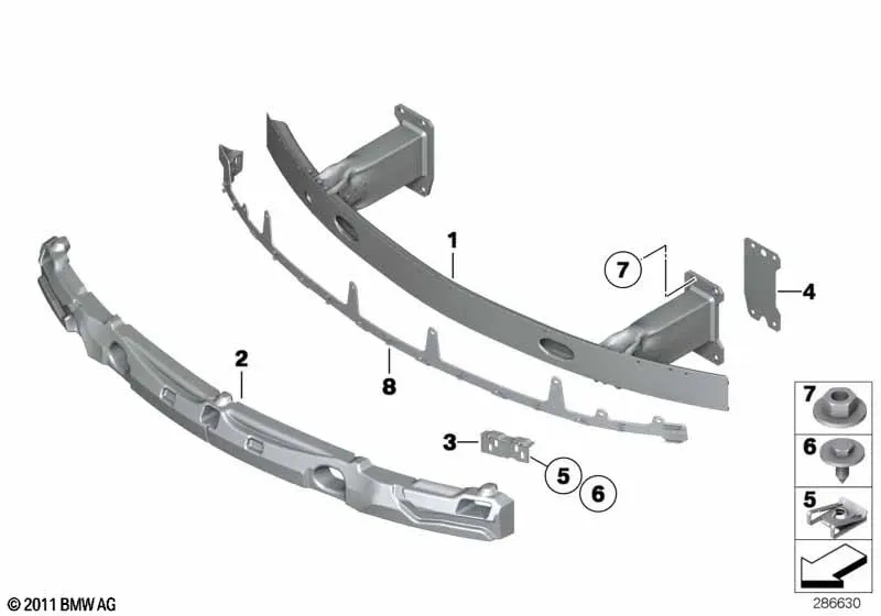 Front Bumper Bracket diagram