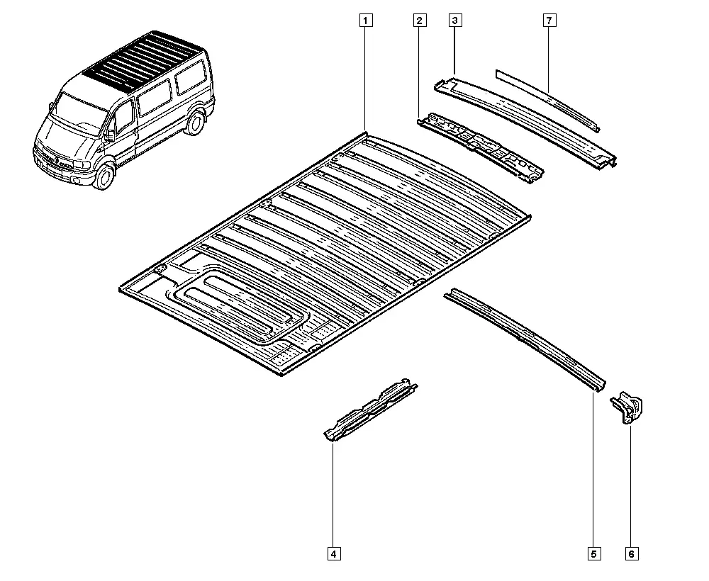 Roof Panel diagram