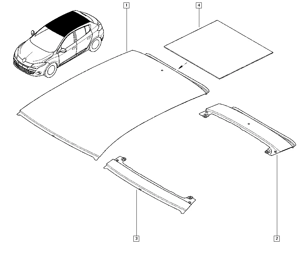 Roof Panel diagram