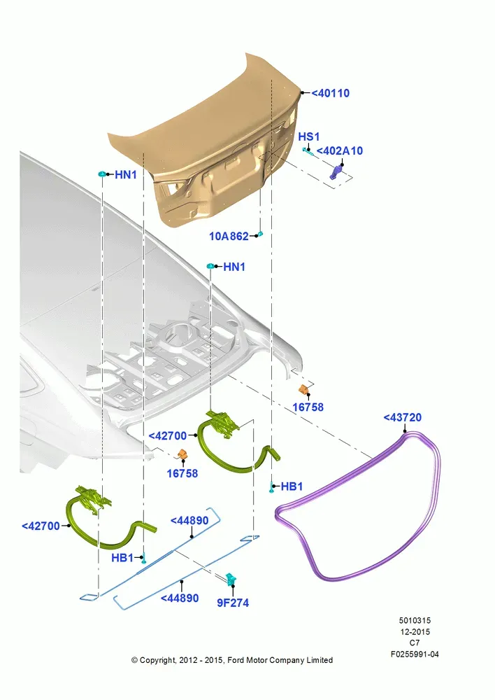 Trunk Lid diagram