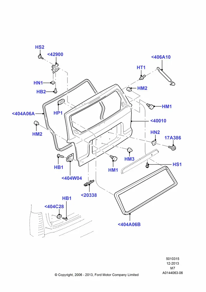 Trunk Lid diagram