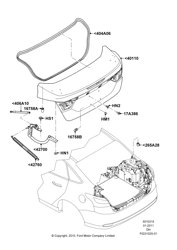 Trunk Lid diagram