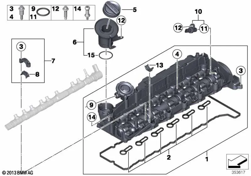 Cylinder Head Cover diagram
