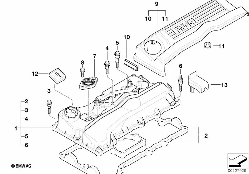 Cylinder Head Cover diagram