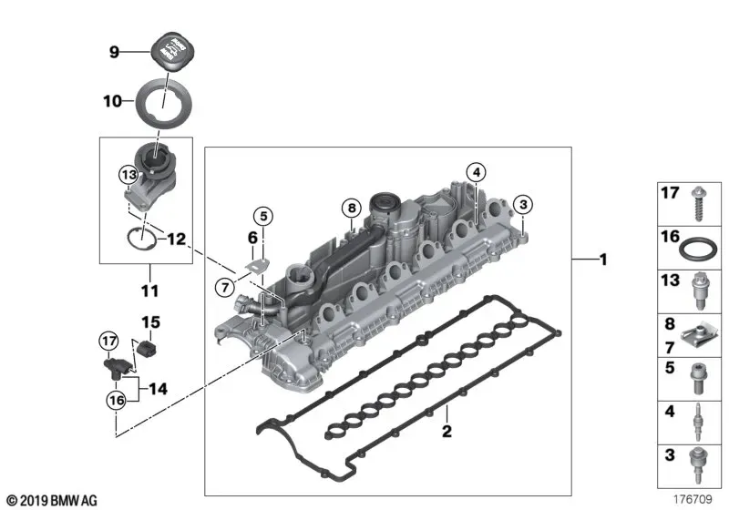 Cylinder Head Cover diagram