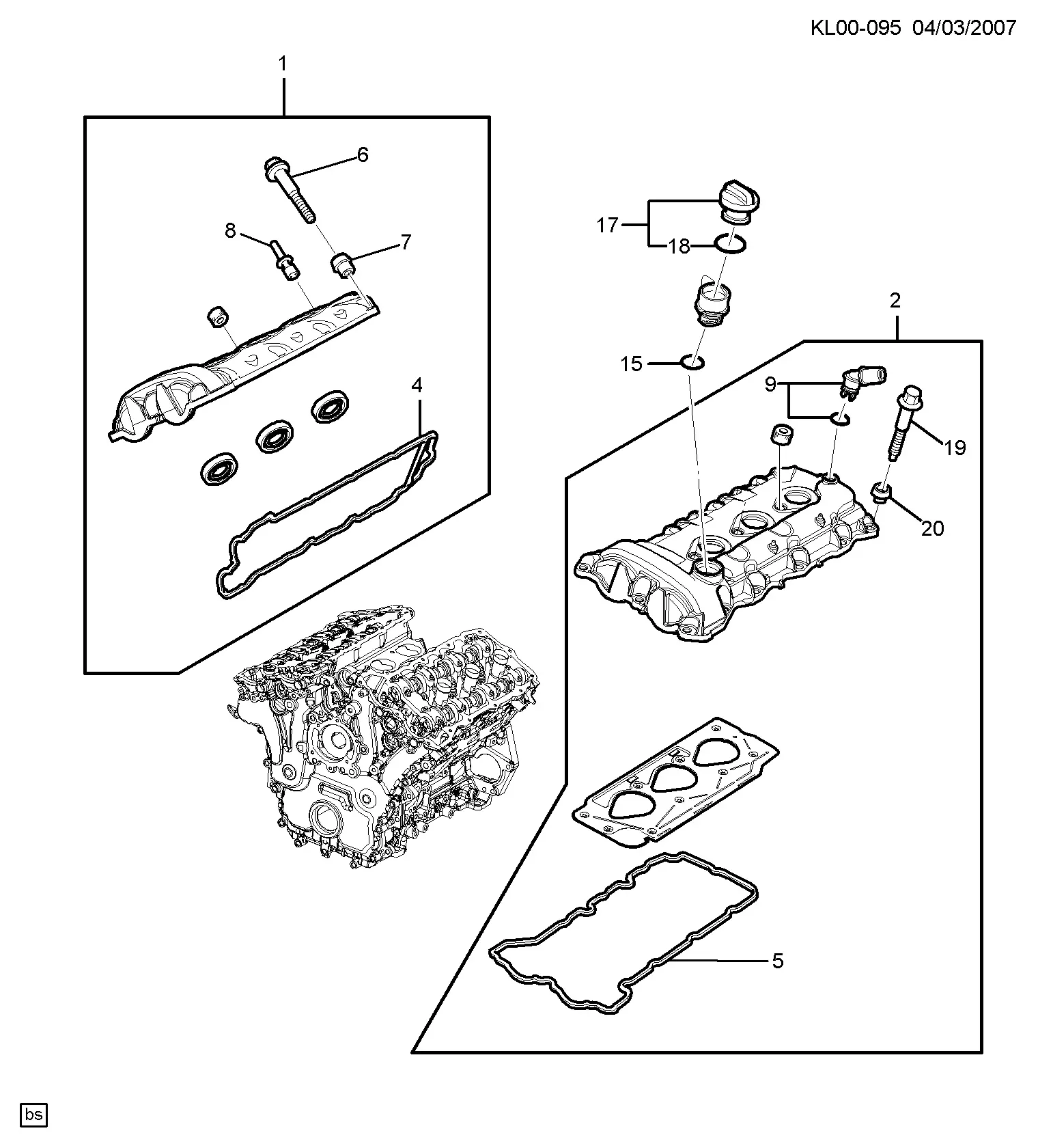 Cylinder Head Cover diagram