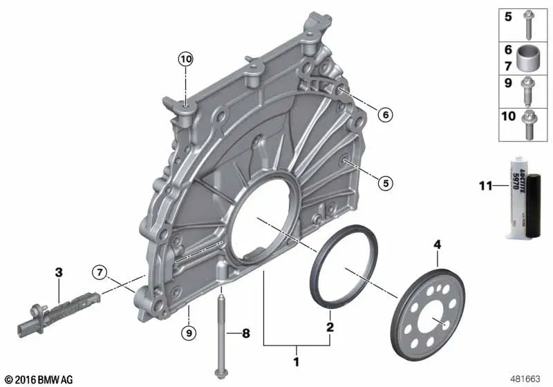 Timing Cover diagram