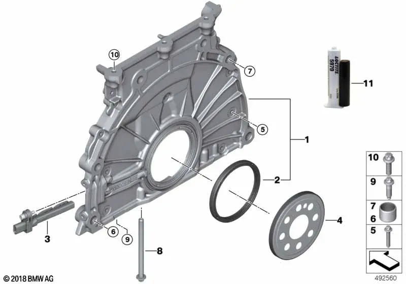 Timing Cover diagram