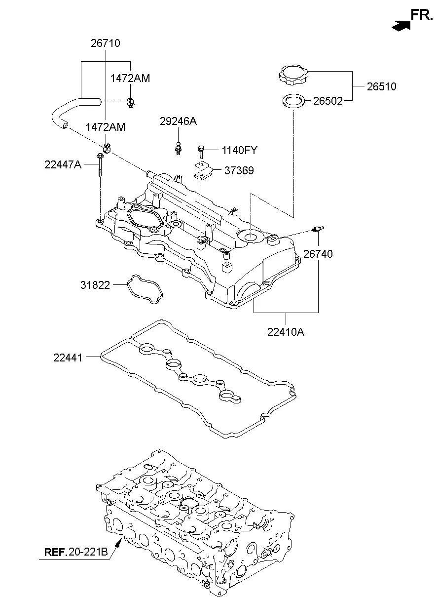Rocker Cover diagram