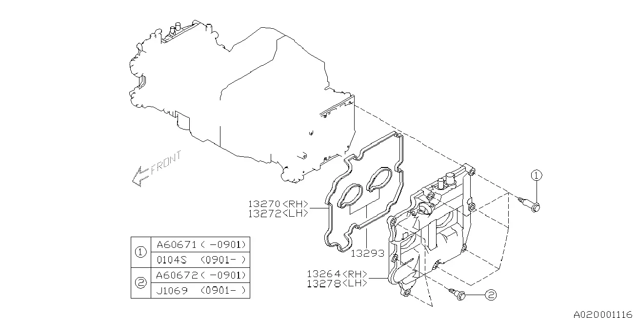 Rocker Cover diagram