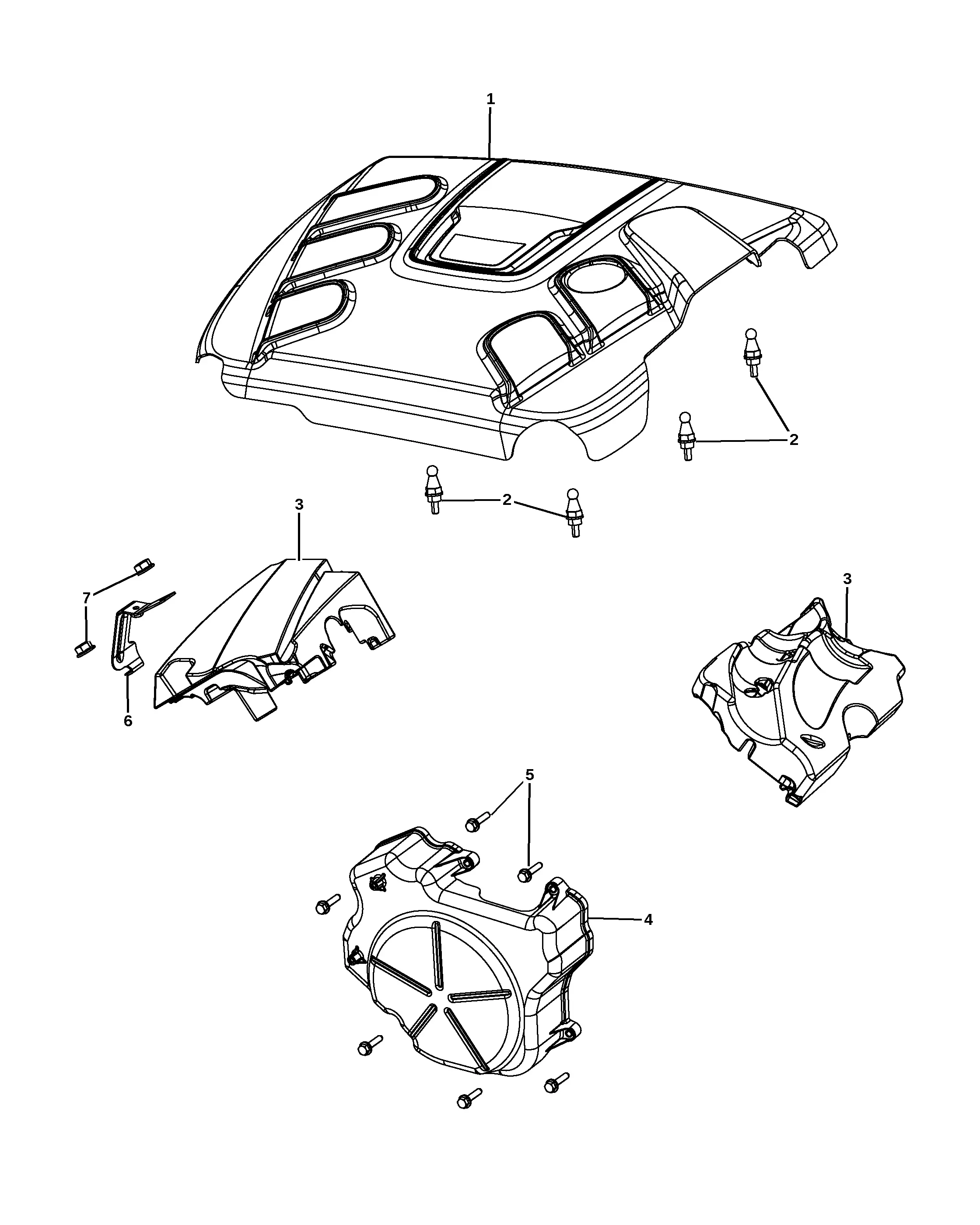 Engine Covers diagram