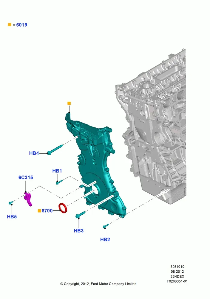Timing Gear Covers diagram