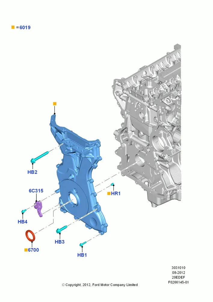 Timing Gear Covers diagram