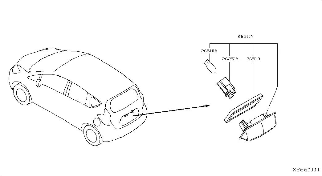 License Plate Light diagram