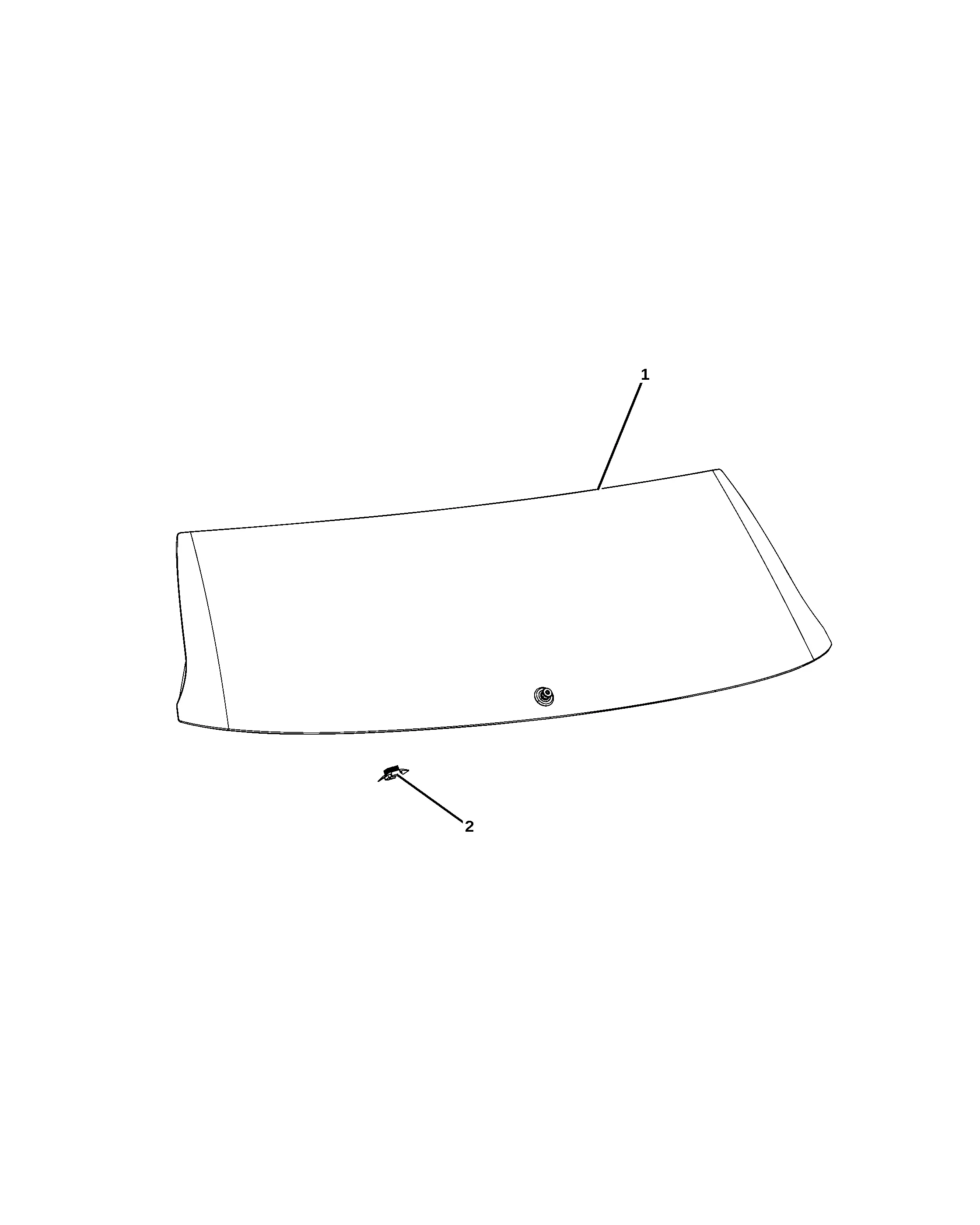 Liftgate glass diagram
