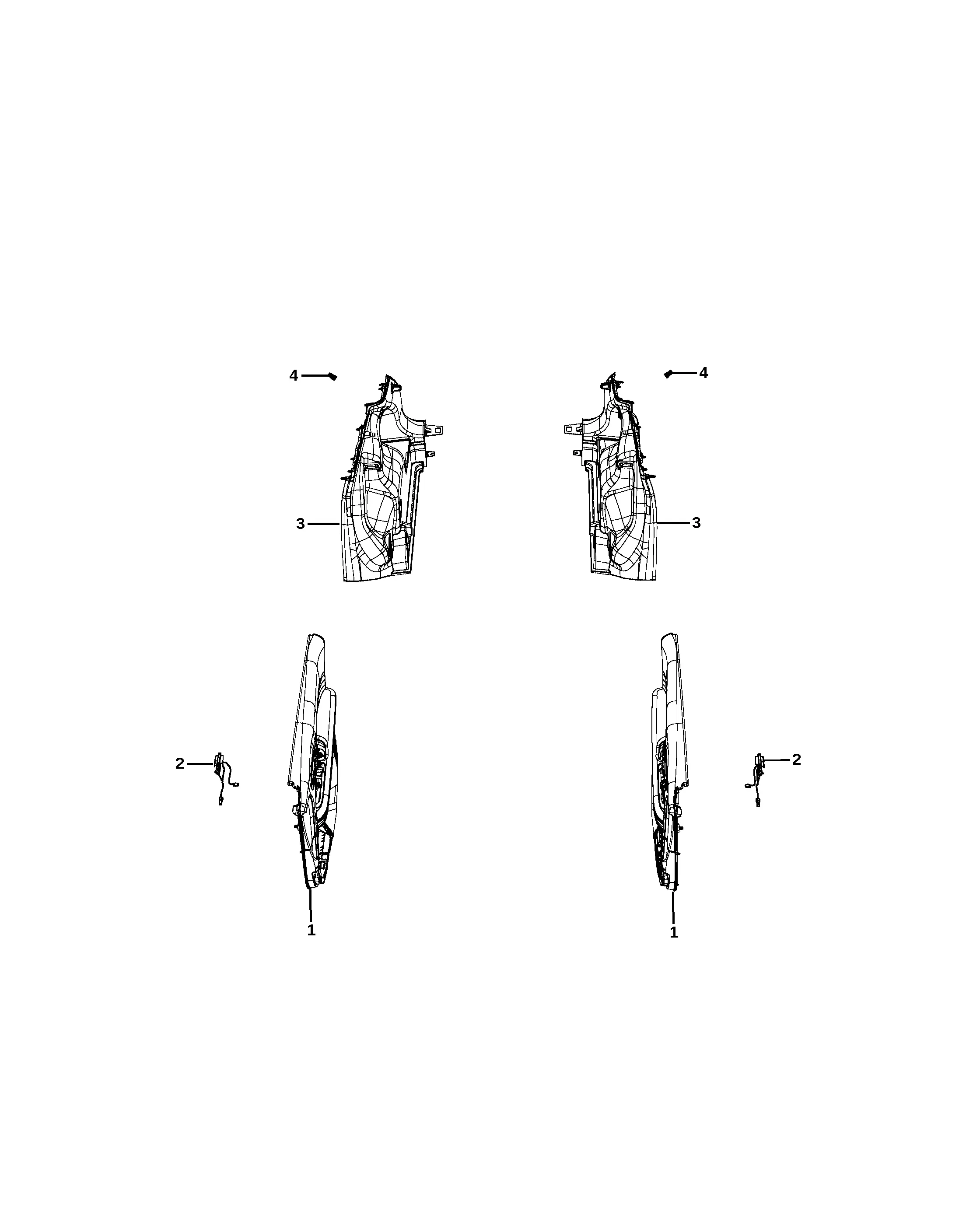 Interior lighting diagram