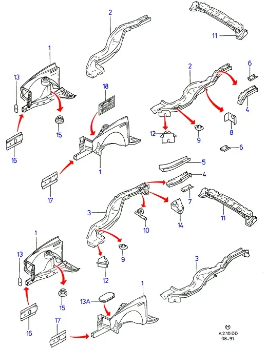 Floor Spars diagram