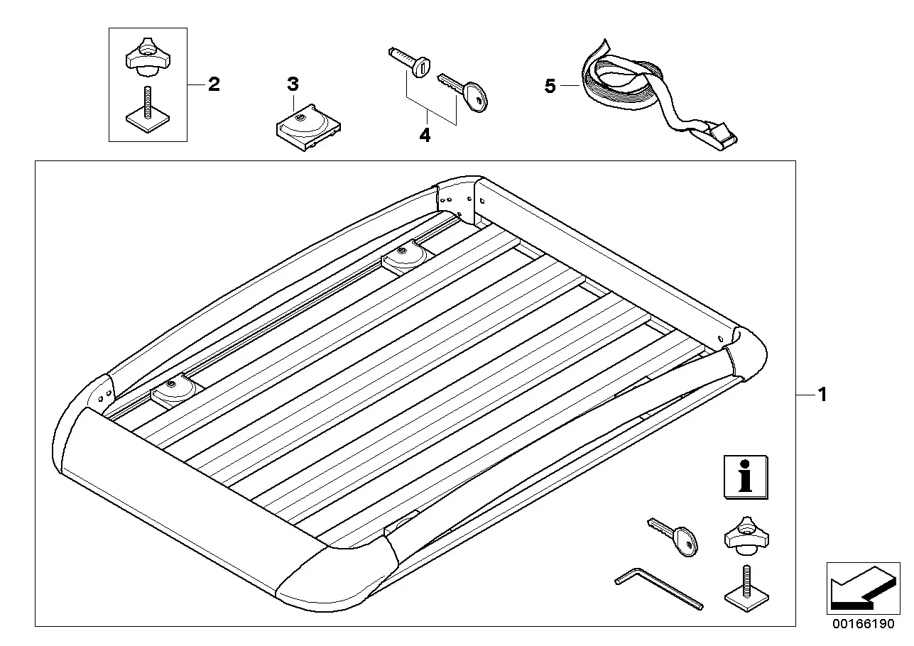 Roof rack diagram