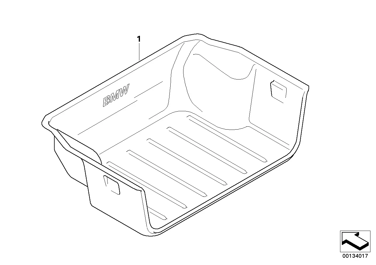 Trunk floor diagram