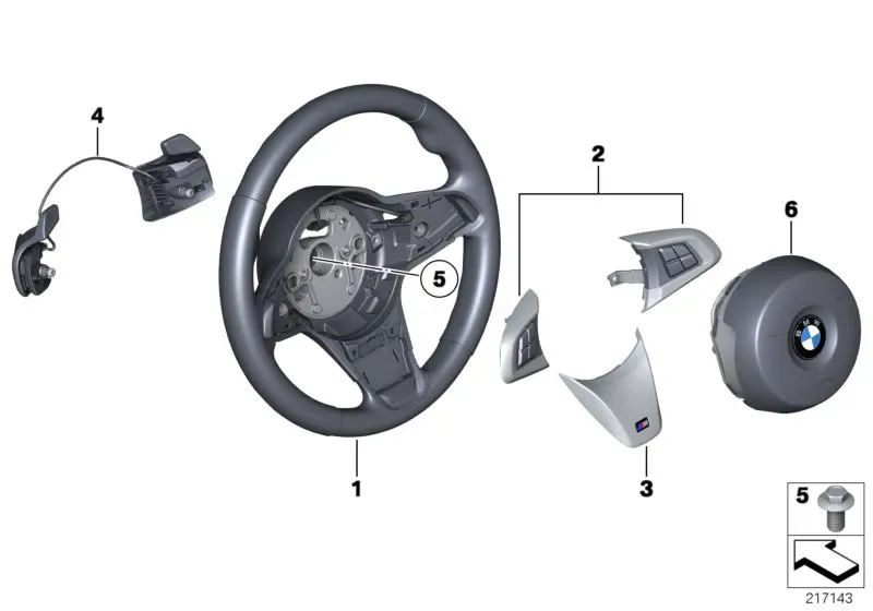 Steering wheel diagram