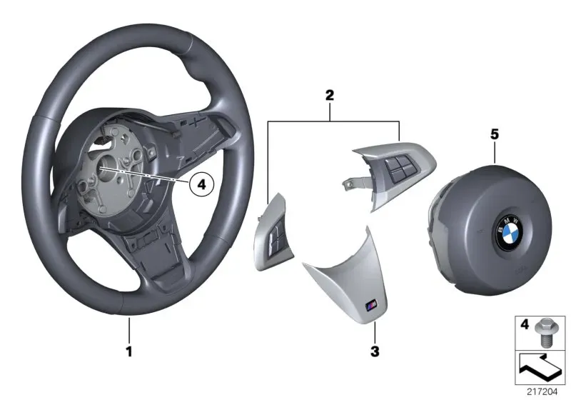 Steering wheel diagram