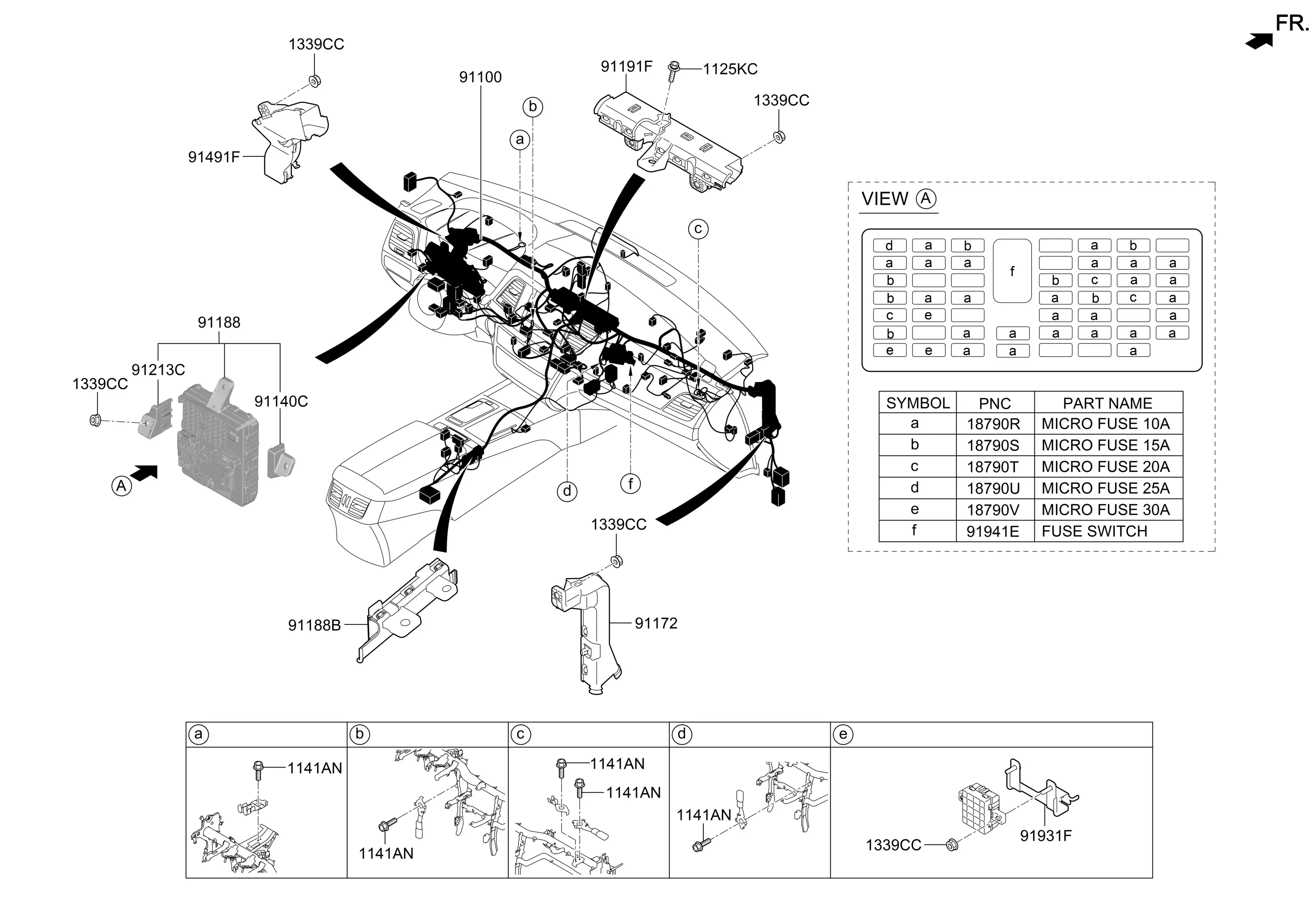 Wiring harness diagram