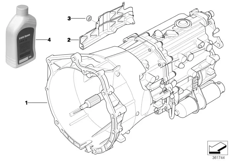 Manual transmission diagram