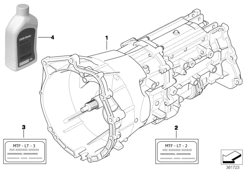 Manual transmission diagram