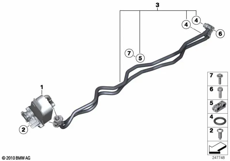 Transmission Oil Cooler diagram