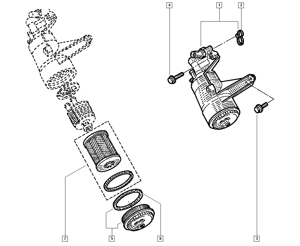 Oil Filter diagram